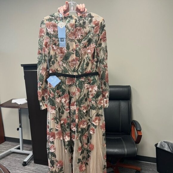 Andrea and Leo A0926 Mother of the Bride Dress Copper size6 - Picture 7 of 8